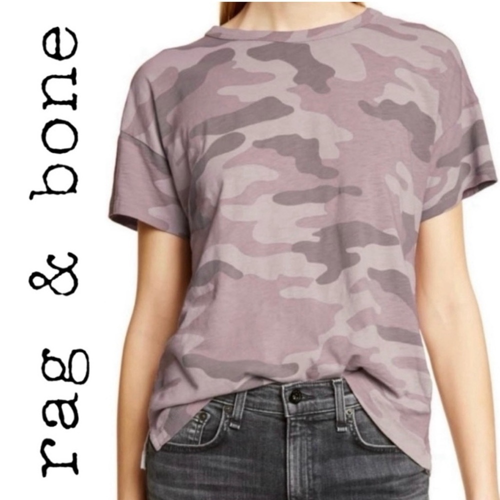 rag & bone  Camouflage vintage crew  Tee